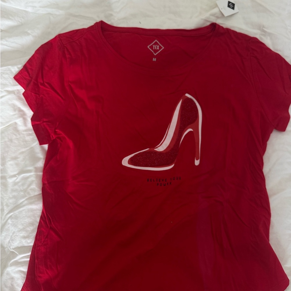 Tex Red Short Sleeve Women's Tee